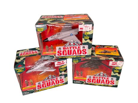 Vintage Galoob Battle Squads Planes