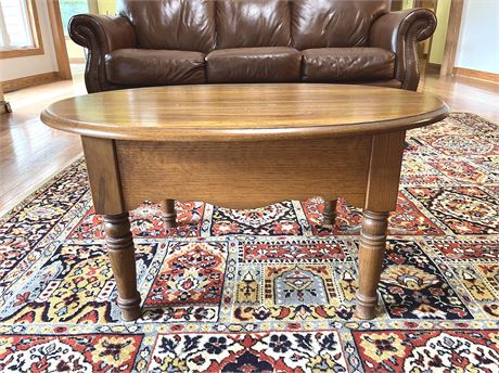 Solid Oak Coffee Table