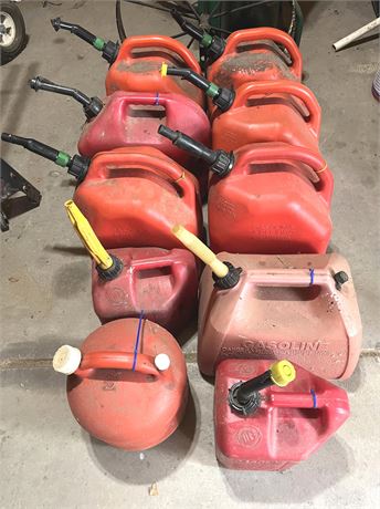 Large Gas Can Lot