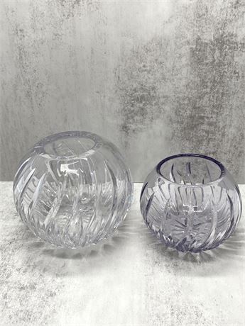 Lead Crystal Votive Candle Holders