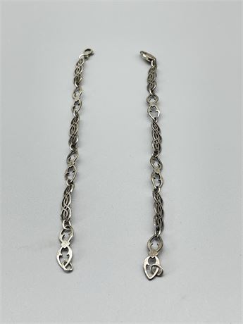 Two (2) Sterling Silver Bracelets