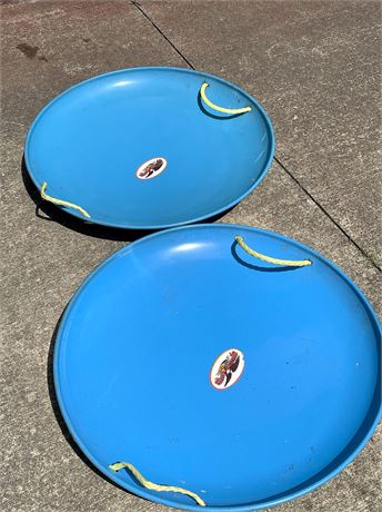 Round Metal Flexible Flyer Sleds