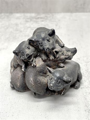 Sterling Silver Pigs