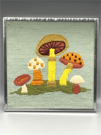 Mushroom Needlepoint