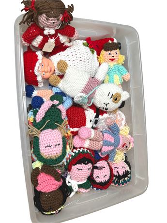 Handmade Crochet Items Lot 7