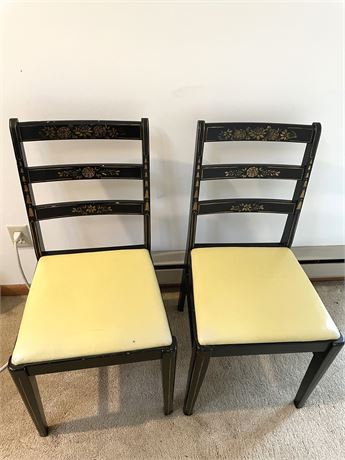 Stenciled Side Chairs