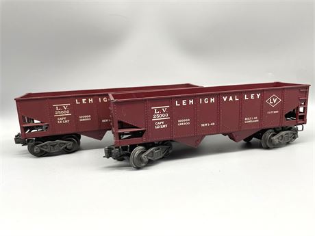 Lionel Lehigh Valley Hopper Cars No. 25000
