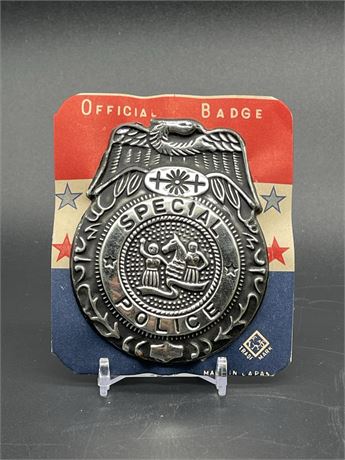 "Official Badge Special Police" Novelty Shield