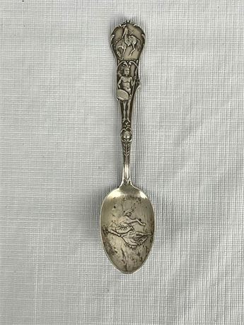 Western Theme Sterling Spoon