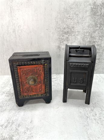 Cast Iron Coin Banks