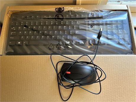 NEW Lenovo Keyboard and Mouse