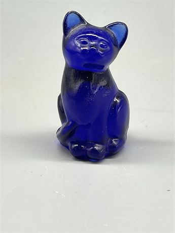 Blue Glass Cat