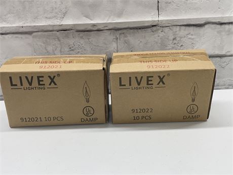 Two (2) Boxes Light Bulbs