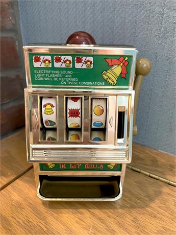 Vintage Toy Electronic Slot Machine