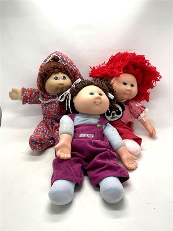 Three (3) Vintage Dolls