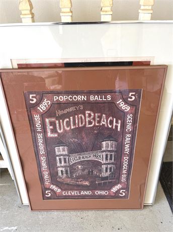 Euclid Beach Park Limited Edition Lithograph by William Kless