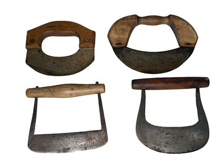 Antique Primitive Food Choppers Lot 5