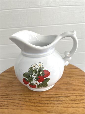 McCoy Strawberry Pitcher