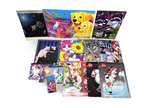 Lisa Frank and Other Vintage Folders