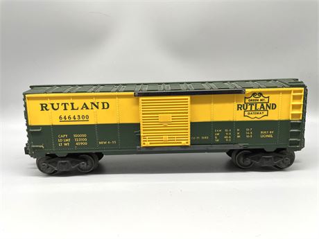 Lionel Rutland Box Car No. 6464-300