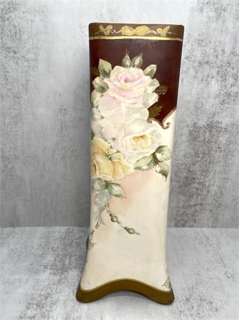 Antique Bernardaud Limoge France Tall Vase