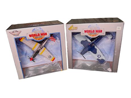 Yat Ming Air Signature 1:48 Scale WWII Series Diecast Planes