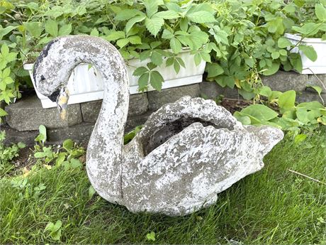 Outdoor Concrete Swan