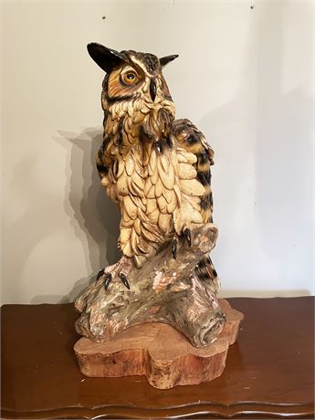Large Owl Statue