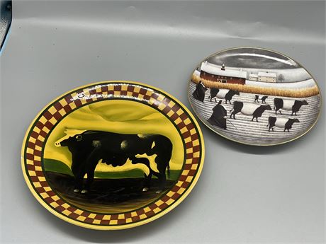 Decorative Cow Plates