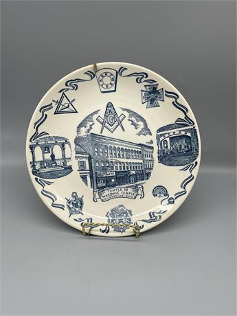 Masonic Temple Plate - Lot 2