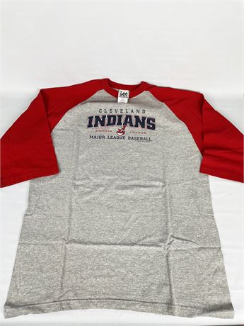Cleveland Indians T-Shirt - Red/Gray