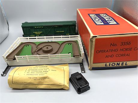 Lionel Operating Horse Car & Corral