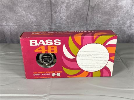 NEW Bass 48 Car Speakers