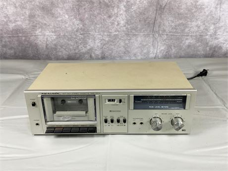 Vintage Realistic Stereo Cassette Deck