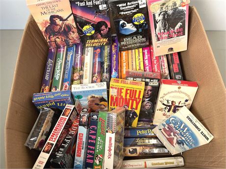 Large VHS Tape Collection