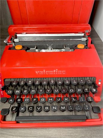 Valentine Olivetti Red Typewriter