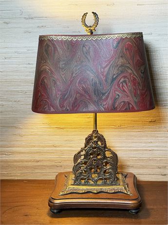 1950s Rococo Desk Lamp
