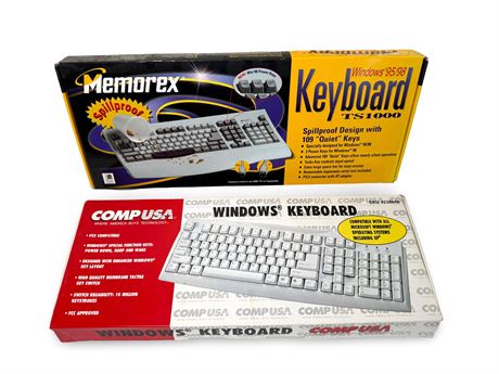 NEW Keyboards (x2) Lot 1