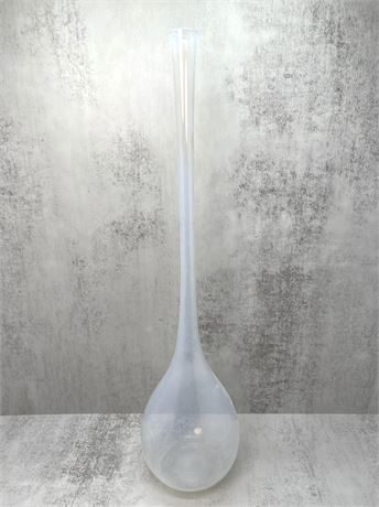 20" Tall Glass Bud Vase