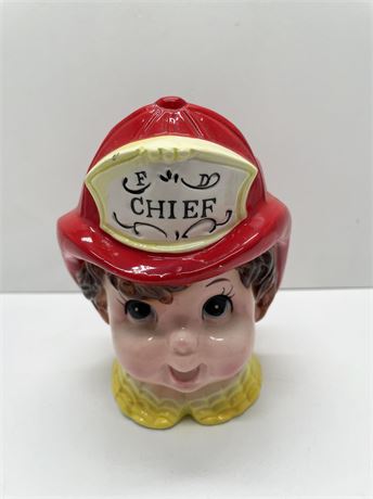 E.O. Brody Fire Chief Head Vase