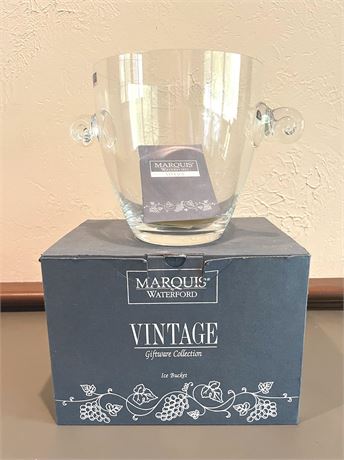 Waterford Marquis Crystal Two-Handle Ice Bucket