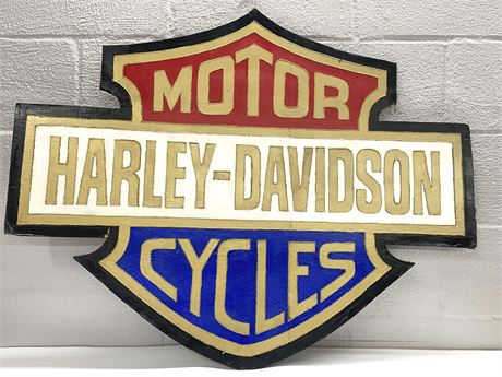 Harley Davidson Painted Sign