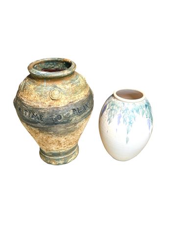 Two (2) Pottery Vases