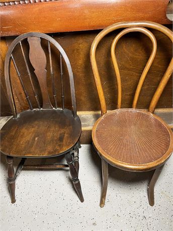 Antique wood Chairs