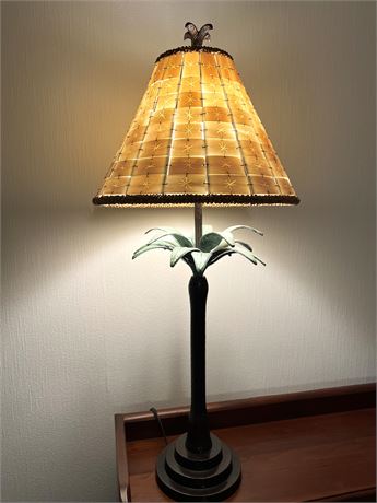 Bombay Company Palm Tree Bronze Table Lamp