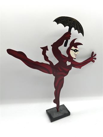 Judie Bomberger Whimsical Cirque Du Soleil Metal Figure