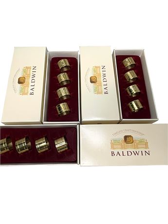 Baldwin Brass Napkin Ring Holders