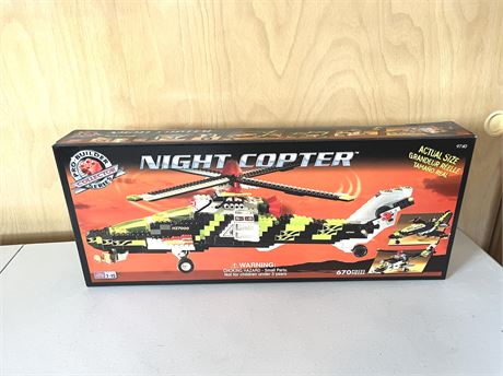 NIB Megablocks Night Copter