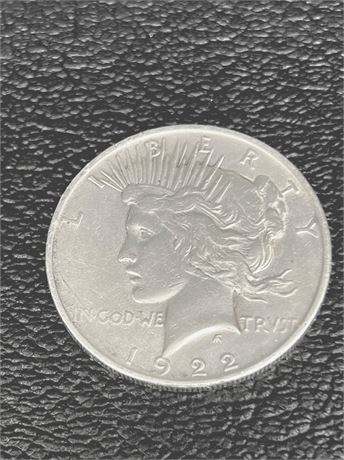 1922 Peace Dollar