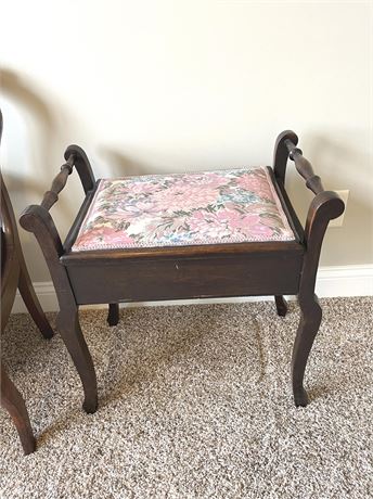 Antique Piano Stool